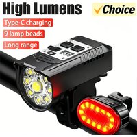 AliExpress XIWANGFIRE Portable Bicycle Headlight LED Bike Front Light USB Rechargeable Waterproof Cycling Flashlight with Multiple Mode Eombinations