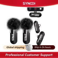 SYNCO Wireless Lavalier Lapel Microphone for iPhone iPad Android Type-c Smartphone Youtube Live Recording Interview Vlog