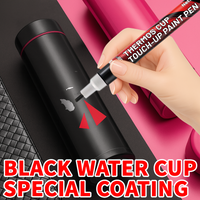 Ifubo Multi Purpose Black Touch Up Paint Pen For Metal Plastic Car Thermos Cup Camera Scratch Paint Peeling Repair Pen Quick Dry