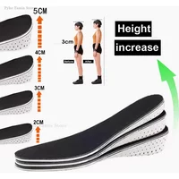 EVA Memory Foam Height Increase Insoles 2-5cm Templates Insole Breathable Ultra Light Elevated Sports Pads for Men Women Inserts
