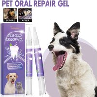 Pet Teeth Cleaning Pen Natural Teeth Cleaning Tools Pet Oral Repair Gel Dog Grooming Toothbrush Dental Stain Cleaning Pen