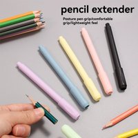 5/6 Pcs Pencil extender art pen grip pen holder sketching pencil colored pencil case extension art school office supplies