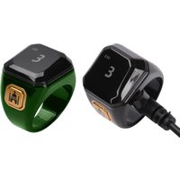 Smart Bluetooth App Tasbih Tally Counter OLED Digital Zikr Ring Counters for Muslims Prayer Time Vibration Reminder Alarm Clock