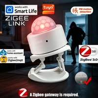 Support Tuya ZigBee PIR Motion Sensor Smart Home Security Infrared Human Body Infrared Detection Anti Theft Detector App Monitor