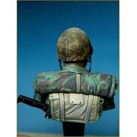 1/10 resin unpainted model kit, military theme, bust of the unassembled and unpainted GK of the United States Marine Corps,1432X