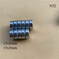 N52 15x5 15x8 Strong Magnet Standard Size Bulk Motor Ebike Disc Generator 15*5 15*8 Booster Generation Magnetic Fridge DIY Bulk