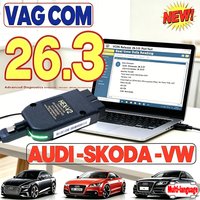 2026 Popular VCDS VAGCOM 26.3 HEX CAN USB Obd2 Scanner FOR VW AUDI Skoda Seat VAG Multilingual ATMEGA162 AUTOCOM VAG HEX V2 TOOL