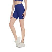 AliExpress laxilaso Yoga Shorts Solid Color Soft Women Sport Shorts Compression Support Sweat Comprehensive Training Jog Cycling Internal Pocket