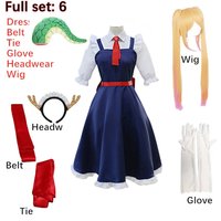 Dragon Maid Cosplay Costume Tohru Anime Dress Miss Kobayashi's Blue Dragon Maid KannaKamui Cosplay Halloween Costumes for Women
