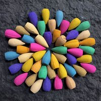 10/20/50 Pieces Natural Backflow Incense Cones Sandalwood Lavender Cone Incense for Smoke Waterfall Mixed Scents for Home