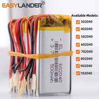 10Pcs/Lot 3.7V 602040 500mAh Lithium Li-ion Polymer Battery 302040 402040 502040 902040 702040 802040 102040