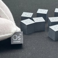 High-Purity 3N5 Osmium Catalyst Application Periodic Table of Elements Collector's Cube