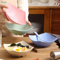 ✔4 Pcs Plastic Salad Mixing Bowls Premium Quality Multipurpose Bowls For Fruit Vegetable Snacks Breakfast Restaurant Cafe Use