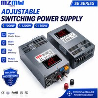 MZMW 1500W 1200W 1000W Adjustable Switching Power Supply AC To DC 12V 24V 36V 48V 60V 72V 80V 110V 150V 220V LED Digital Display