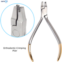 Dental Free Hook Clamp Forceps Orthodontic Stainless Steel Crimping Plier Crimpable Hook Placement Pliers Dentist Instrument