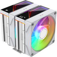 Jungle Leopard KF620 Digital Display Heat Sink 12cm Colorful Light PWM Temperature Control Desktop Computer CPU Silent Fan