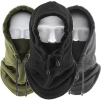 AliExpress NONE Warm Winter Cap Windproof Polar Fleece Cycling Balaclava Mask Adjustable Thermal Cold Proof Unisex Neck Cover Motocycle Ski Mask