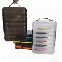 1pc Double-Sided Fishing Accessory Tool Storage Box, Fish Hook Bait, Carp Fishing Supplies, Fake Bait Box