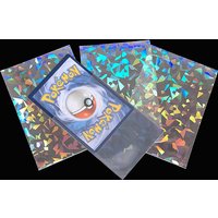 50pcs Soft Trading Laser Card Film Sleeve Transparent 66*91mm Pokemon TCG Game Protector Folder Yugioh Baseball Card Case Holder