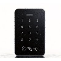 Waterproof Dual frequency RFID Access Control Keypad 125KHz and 13.56 Mhz Card Reader Door Lock Opener Keyboard Control System