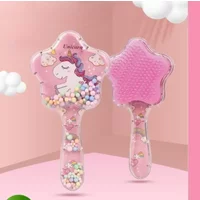 Star Magic Combs Anti-static Massage Unicorn Hair Brushes Tangle Detangle Shower Massage Hair Brush Special for Real Hair Wigs
