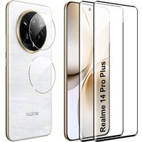 3D Curved 9H Tempered Glass For Realme 14 Pro Plus Screen Protector Glass For Realme14 Pro 5G Camera Lens Protector