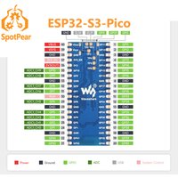 Waveshare ESP32-S3-Pico 2.4 GHz WiFi Development Board dual-core processor with frequency
