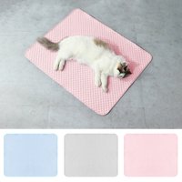 Cat Cooling Mat Summer Pet Dog Cold Ics Nest Breathable Bed For Small Dogs Pet Accessories Cat Durable Blanket Sofa Cat Ice Pad