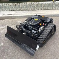 Customized new tracked remote-controlled lawnmower, suitable for agricultural machinery and orchards.
