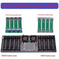 DC 12-19V 8-Channel 18650 Battery Capacity Tester Automatic Charge/Discharge Module 2.4-Inch Color Screen Without Power Supply