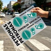 For PETRONAS Motorcycle Reflective Decal Safety Sticker for Helmet Car Bike Durable Self-Adhesive Gift for Rider