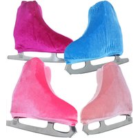 Figure Skate Covers Fleece Protective Sleeves for Skates S/M/L Ice Skating Shoes Face Cover Velvet Roller Skate Anti Dirty