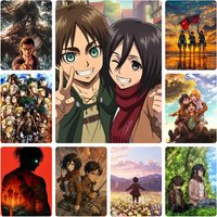 New Attack On Titan Design Oil Painting By Numbers DIY Kit for Home Decor Children's Gift Canvas Wall Art Set