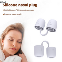 ใHใ3Pcs/box Silicone Nose Clip Anti Snoring Nasal Dilator Stop Snore Aid Nose Breathe Strips Easy Breathe Improve Sleeping Aid
