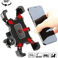 AliExpress NONE 360° Rotatable Electric Bicycle Phone Holder for iPhone Xiaomi Riding MTB Bike Moto Motorcycle Stand Bracket Non-slip Cycling
