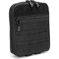 MOLLE Pouch, Tactical Admin Pouch Belt EDC Tool Organizer Zippered Utility Waist Pack