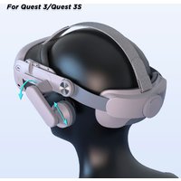 Head Strap headphones For Meta Quest 3/Quest 3S VR Headset Enhanced Sound Adjustable Comfort Ear Muffs Elite Strap Accessories