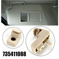 1/2pcs 735411088 Auto Sun Visor Holder Mount For Fiat Grande Punto Auto Interior Hanger Hook Clip Bracket Car accessories