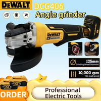 Szlifierka kątowa DEWALT DCG405 125mm Ergonomiczna konstrukcja z płaską głowicą 20V Litowa Bezszczotkowa Szlifierka do cięcia (bez akumulatora i ładowarki)