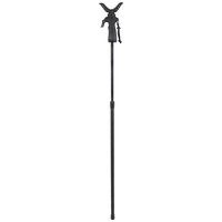 Shooting Monopod Aluminum Camera Shooting Stick Telescope Adjustable Height with lightweight V Yoke Tripod Head for Outdoors