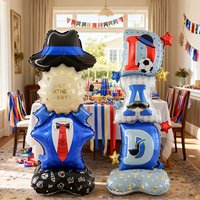 Super Dad Balloons Happy Father's Day Foil Helium Ball Father Happy Father’s Day Party Decoration Home Scene DIY Arrangement
