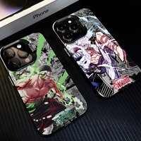 Phone Case For iPhone 17 17e 16e 16 15 14 13 12 11 Pro Max Air Plus Anime Ones Pieces Luffys Zoros Anti Fall Matte Back Cover