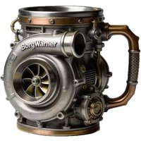 Creative Engine Turbo Design Mug Resin Stainless Steel Tumbler Unique Office Coffee Cup Personalized Home Drinkware Gift for Car