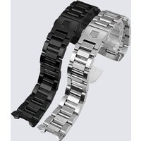 22mm 24mm Bracelet Watch Strap FOR TAG Heuer Calera Series Solid Stainless Steel Watchband Accessories Steel Silver wristband