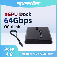 eGPU PCIe 4.0 X4 OCuLink SFF-8612 To X16 Graphics Dock External Open for RTX4090 RX7900xtx GPU Card Docking Station ATX SFX