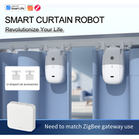 Zigbee Smart Curtain Driver Robot Automatic Curtain Motor Curtain Puller Zigbee Electric Switch Robot Motor Google Home Alexa