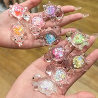 10/20/30PCS Luminous Mini Sea Turtle 3.3cm Ocean Animal Decor Garden Micro Landscape DIY Random Selection