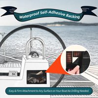 Boat Storage Bag Self Adhesive Backing Organization Easy to Install and Remove Lightweight Marine Organizer Holder Mesh Bag