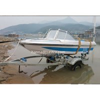 Rowing Yacht Fishing Fiberglass Patrol Speed Boat Anti-slip Aluminum Plate Transparent Kayak Luxury Pontoon Raft Entertainment