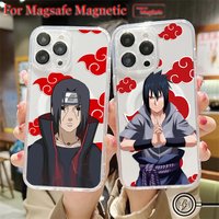 Japan HotAnime Magsafe Magnetic Phone Case for Narutos iPhone 16 15 14 13 12 11 8 7 Plus Pro Max X XR XSMax Soft Clear Tpu Cover